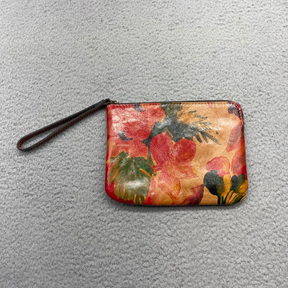 Patricia Nash 17.12 Cassini Womens Leather Spring Multi Floral Wristlet Handbag - Picture 9 of 11